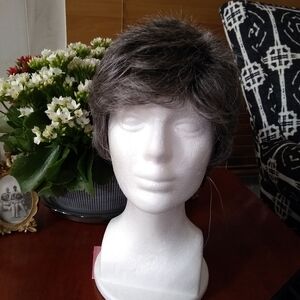 New, never worn. Woman's Petite Estetica Classique Collection Shades of Gray Wig